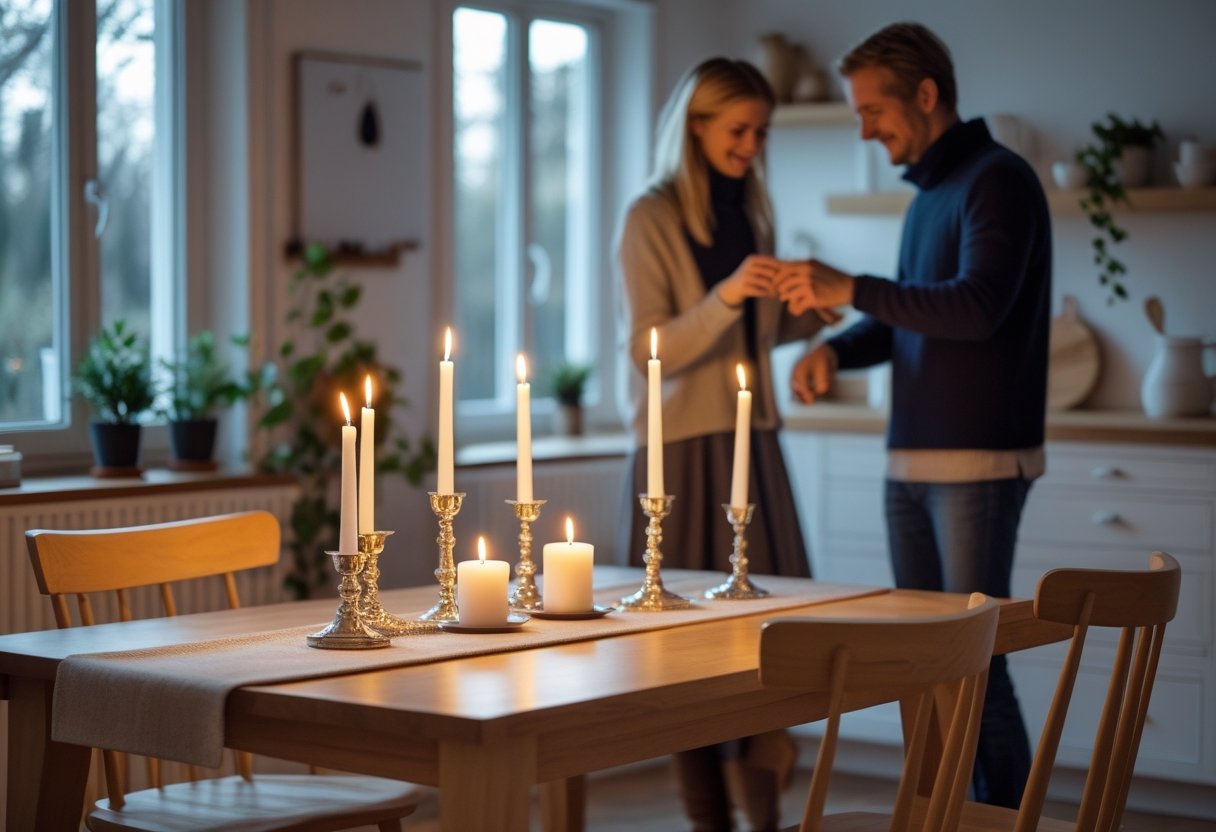 Saadan skaber du hygge i hjemmet med lysestager og koekkenstole