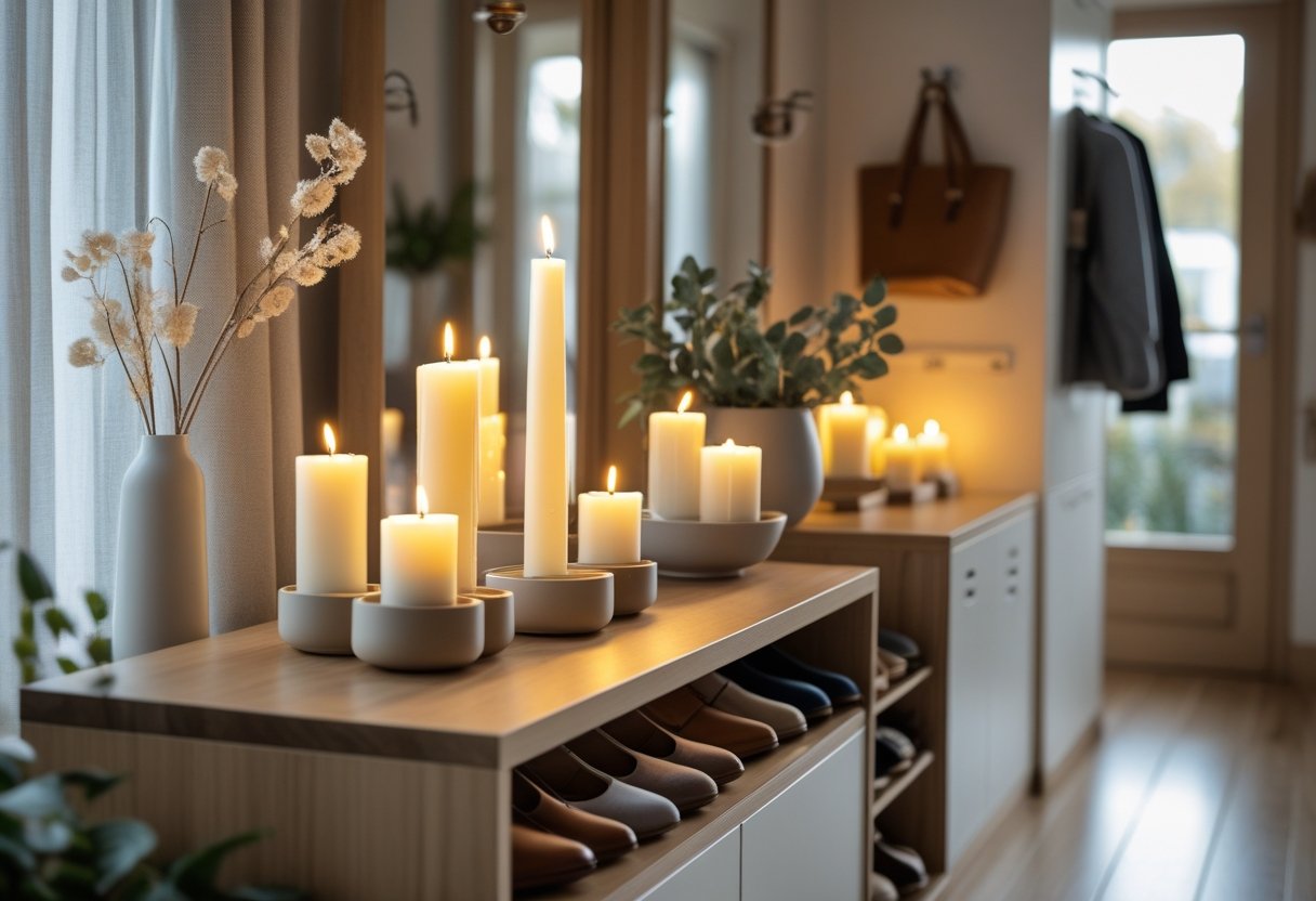 Sådan skaber du hygge og orden i hjemmet med lysestager og praktiske skoskabe